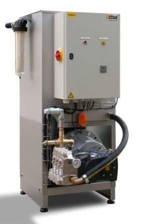 Stationary high-pressure units ctw cleaning